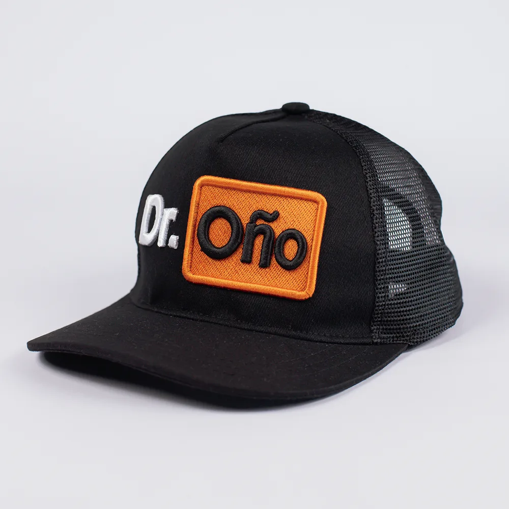 Gorra Dr. Oño rígida con malla Negro